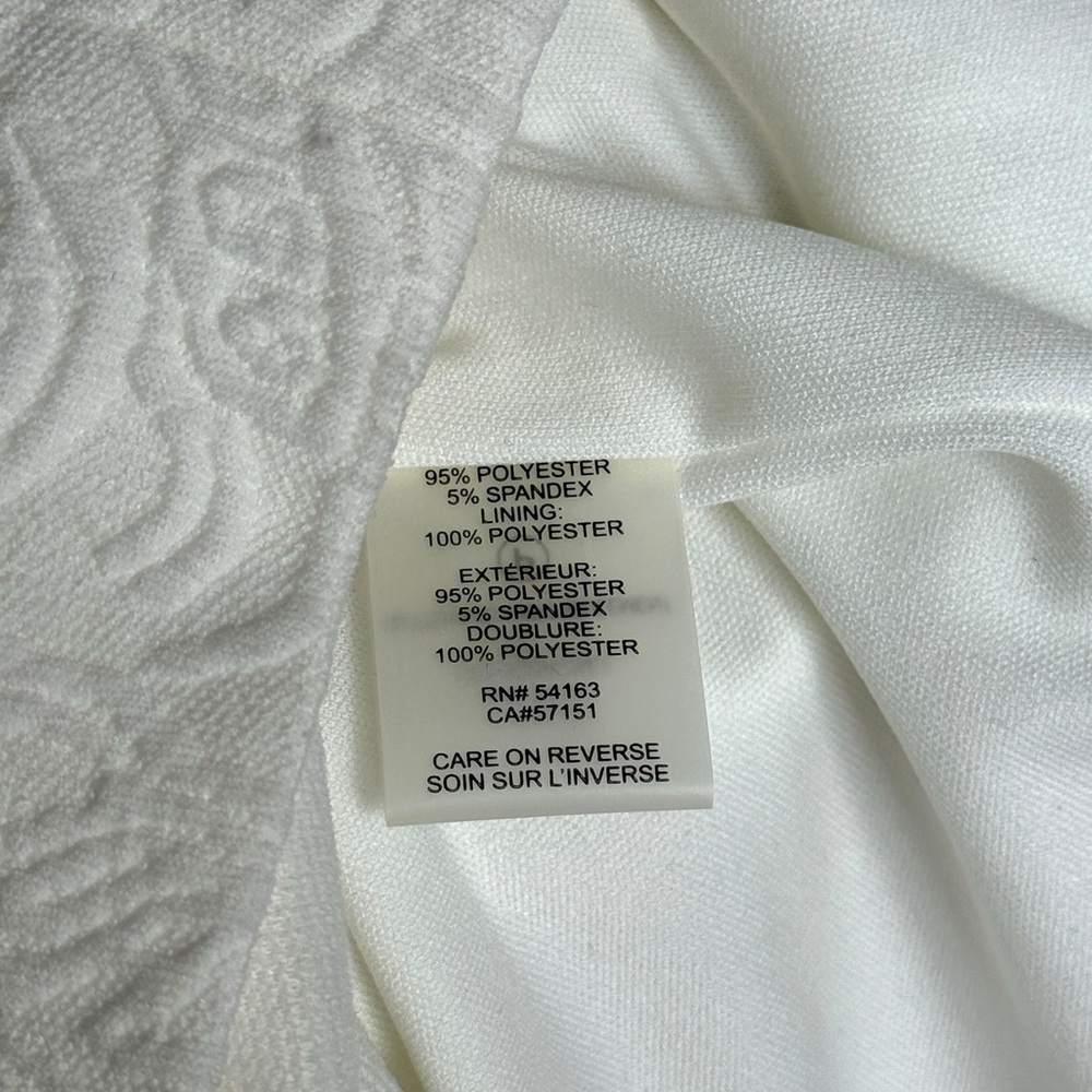 NWT Elegant Brunch Dress by Adrienne Vittadini w/ textured floral fabric detail - Picture 7 of 7